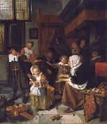 Jan Steen The Feast of St Nicholas china oil painting artist